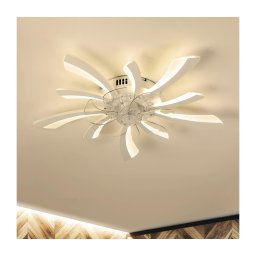 Brilagi LED lampă reglabilă cu ventilator 50W 230V 3000-6500K alb + DO