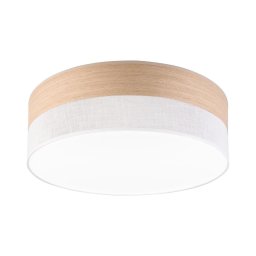 Plafonieră LED SIRJA WOOD LED/36W/230V d. 45 cm alb/stejar