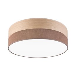 Plafonieră LED SIRJA WOOD LED/36W/230V d. 45 cm maro/stejar