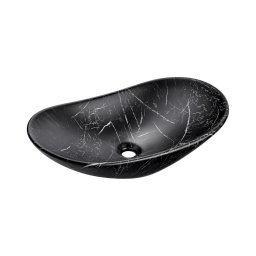 COMAD UN-LENA-MB2 - Lavoar pe blat LENA 61,5x36 cm ceramică/negru mat