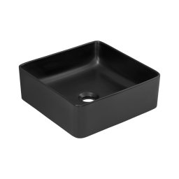 COMAD UM-6276 SLIM 40 BLACK DP - Lavoar SLIM 37x37 cm negru mat pe blat