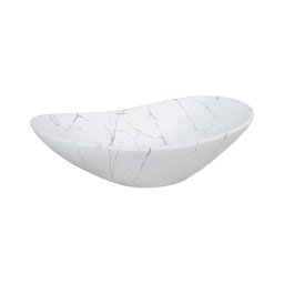 COMAD LENA MW17 - Lavoar pe blat 61,5x36 cm ceramică alb mat