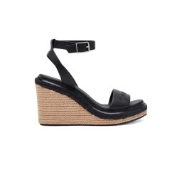 CALVIN KLEIN Platforme Wedge Sandal 70 HW0HW02376 BEH ck black
