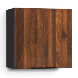Blumfeldt Dulap înalt WoodVista, Soft-Close, mânere din aluminiu, materiale durabile (JOY-WVH600BW)