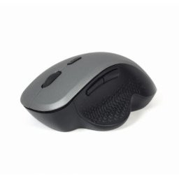 MOUSE GEMBIRD, Pt. PC sau NB, wireless 2.4GHz, Optic, 1600 dpi, Butoane-scroll 6-1, Negru - gri, "MUSW-6B-02-BG