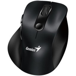 Mouse wireless Genius Ergo "9000S", pt. PC sau NB, 2.4GHz, optic, 2400 dpi, butoane-scroll 5-1, Negru, "31030038400