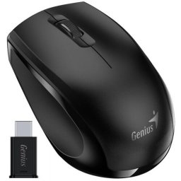 MOUSE wireless Genius "NX-8006S", PC sau notebook, 2.4GHz, optic, 1200 dpi, butoane-scroll 3-1, USB-C, Negru, "31030036400