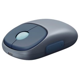Mouse optic, fara fir Ugreen MU102 FUN, 2,4 GHz, bluetooth, wireless, acumulator 500mAh integrat, USB Type-C, 5/1 butoane/scroll, 4000 dpi, albastru