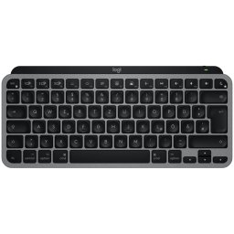 Tastatura Logitech MX Keys S Mini pentru Mac, Minimalista, Wireless, Gri spatial, Aspect SUA, EMEA28-935 "920-012652