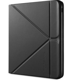 Husa Folio Kobo pentru Libra Colour, Rezistenta la Zgarieturi, Negru, 17.8 cm