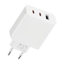 Incarcator Retea Xiaomi 2C1A, 67W, 3A, 1 x USB-A - 2 x USB-C, Alb