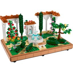 Jucarie LEGO ICONS, Gradina cu fantana