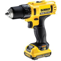 Masina compacta de gaurit si insurubat (bormasina) pe acumulator DeWalt DCD710D2, 10.8 V, 1500 RPM, 10 mm mandrina, 2 acumulatori, incarcator