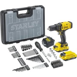 Set de gaurit si insurubat Stanley SFMCD700D2A-QW, 18V, 1500 rpm, 50 Nm, Negru-Galben
