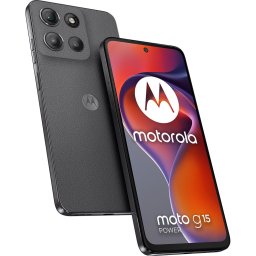 Telefon MOTOROLA Moto G15 Power, 17.1 cm (6.72"), 256GB, 8GB RAM, Dual SIM, Android 15, 4G, Gri