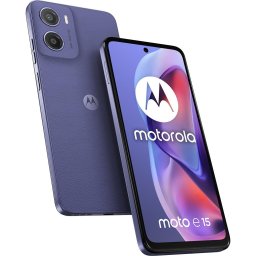 Telefon Motorola Moto E15, 16.9 cm (6.67"), 2 GB RAM, 64 GB, Dual SIM, Android 14 Go Edition, 4G, Mov