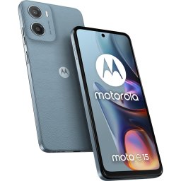 Telefon Motorola Moto E15, 16.9 cm (6.67"), 2 GB RAM, 64 GB, Dual SIM, Android 14 Go Edition, 4G, Albastru