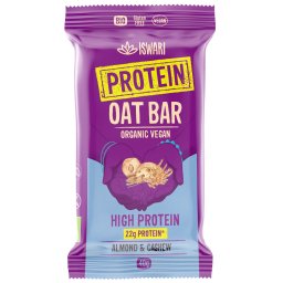 Baton proteic BIO din ovaz, migdale si caju Iswari
