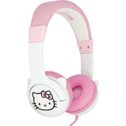 Casti pentru copii OTL Technologies Hello Kitty cu limitator de volum