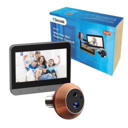 Vizor de ușă WiFi Secutek SRT-PD10-C