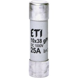 Siguranta fuzibila CH10x38 gPV 25A/1000V DC Eti 002625139
