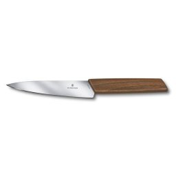 Victorinox Swiss Modern Narrow Knife Walnut Wood 15 cm