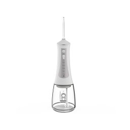Irigator oral Irigator oral 5 niveluri de intensitate 6 capete interschimbabile alb