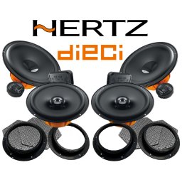 Pachet difuzoare auto Hertz Dieci dedicat Volkswagen Tiguan (2007 - 2015)