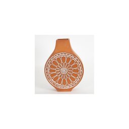Vază ceramică 28,7x21,3x8,1 cm cărămiziu