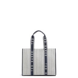 TED BAKER Geantă Hayllee Striped Canvas Large Icon 279099 navy
