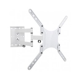Techly Suport de perete TV LCD/LED/PDP cu două brațe 23-55'' 45 kg VESA alb
