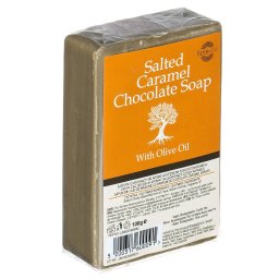 Săpun Solid cu Ulei de Măsline și Parfum de Caramel Sărat cu Ciocolată Fiorevita 100Gr