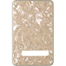 Fender Stratocaster Modern-Style Tremolo Backplates White Moto