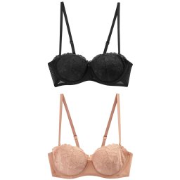 Next Sutien culoarea pielii / negru