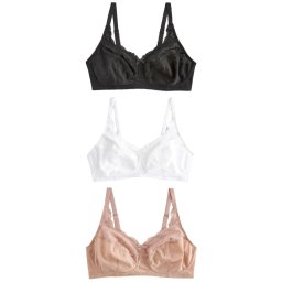 Next Sutien bej / negru / alb