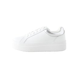 Next Sneaker low argintiu / alb