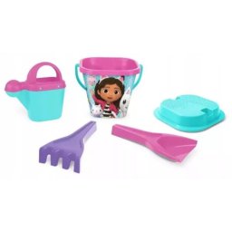 Wader: Set jucărie casă de păpuși Gabi în nisip - 5 piese
