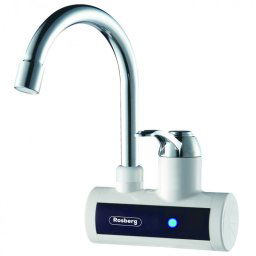 Incalzitor de apa Rosberg R57100A, 3600W, Cu display, Pana la 60C, Pentru perete, Alb