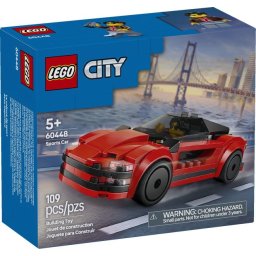 LEGO® City 60448 - Masina sport rosie