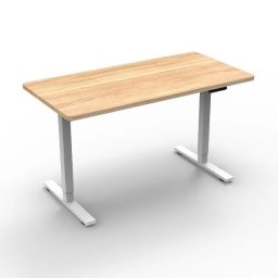 Cadru de birou electric cu inaltime reglabila, 680-1150 mm, 1 motor, max. 50 kg, finisaj alb