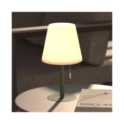 Lampă LED RGBW reîncărcabilă de masă de exterior Atmosphera ZACK LED/3,7V IP44 verde