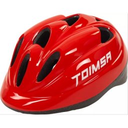 Toimsa: Cască de bicicletă pentru copii - roșu