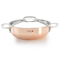 Tigai si seturi De Buyer Prima Matera Saucepot Copper/Steel 28cm curved induct.