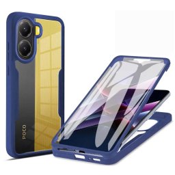 Husa Husa pentru Xiaomi Poco X7 Pro + Folie - Techsuit ColorVerse 360 Series - Blue