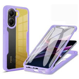 Husa Husa pentru Xiaomi Poco X7 Pro + Folie - Techsuit ColorVerse 360 Series - Purple