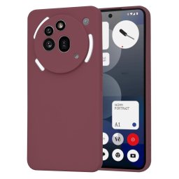 Husa Husa pentru Nothing Phone (3a) Pro - Techsuit SoftFlex - Plum Red