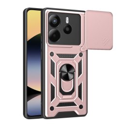 Husa Husa pentru Xiaomi Redmi Note 14 4G (164,84 x 78,15 x 8,16mm) - Techsuit CamShield Series - Rose Gold