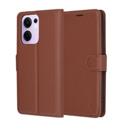 Husa Husa pentru Oppo Reno13 F 4G / Reno13 F 5G / Reno13 FS 5G - Techsuit Leather Folio - Brown