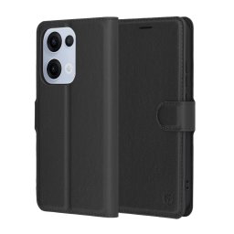 Husa Husa pentru Oppo Reno13 - Techsuit Leather Folio - Black