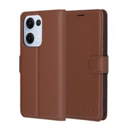 Husa Husa pentru Oppo Reno13 - Techsuit Leather Folio - Brown
